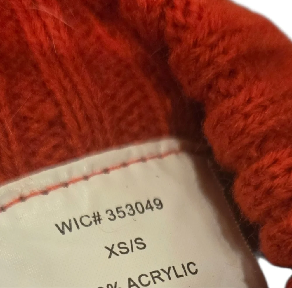 Red Argyle Knit Dog Sweater